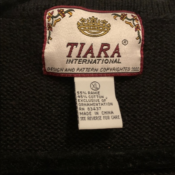 Vintage Tiara Halloween Patchwork Vest - Black, Orange, Purple, Green - Picture 3 of 11